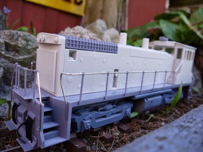 EMD SW1500 Locomotive Side View